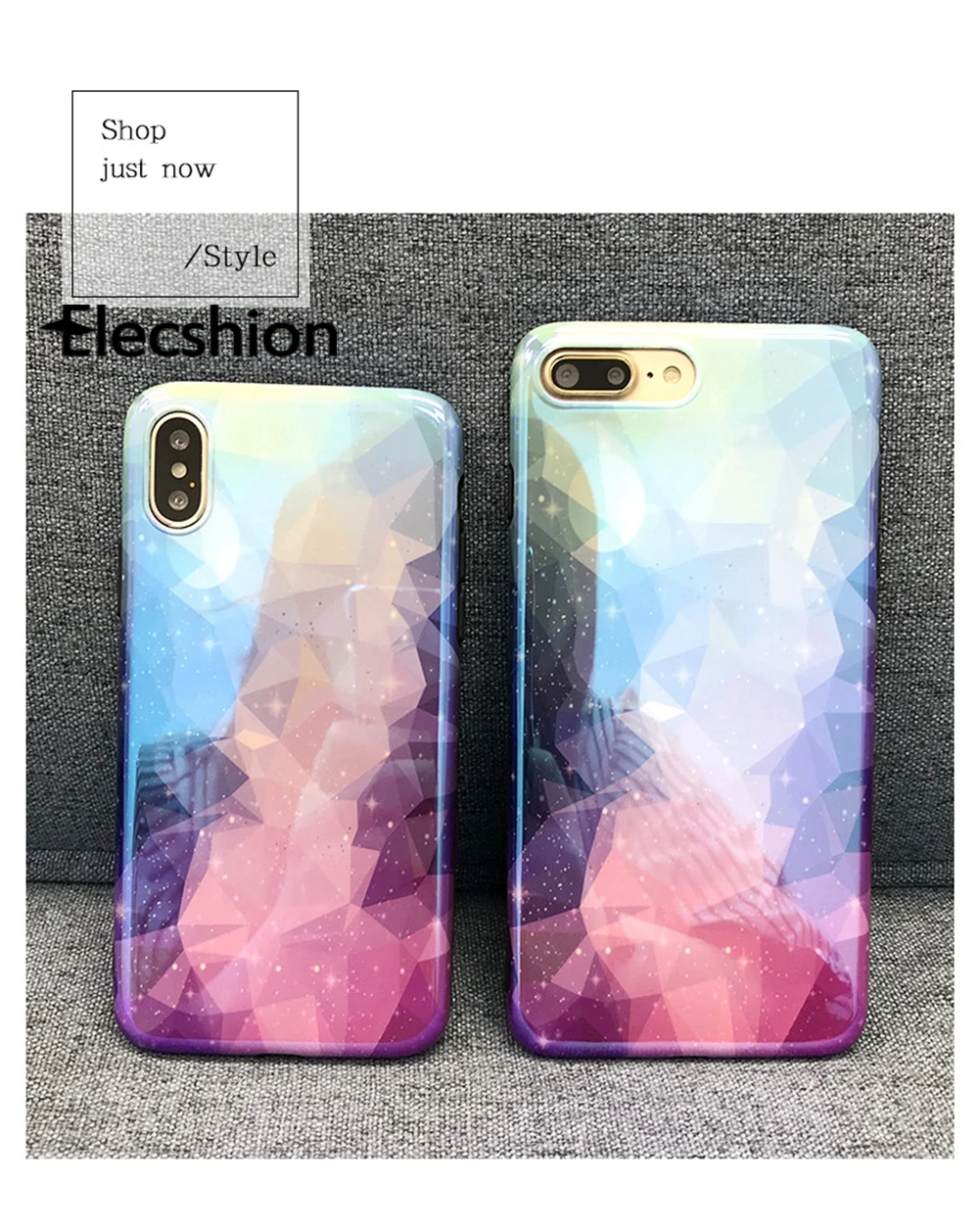 Чехол с лазерным бриллиантом для iPhone 7 8 Plus XR X 6s 6 чехол XS Max роскошные чехлы