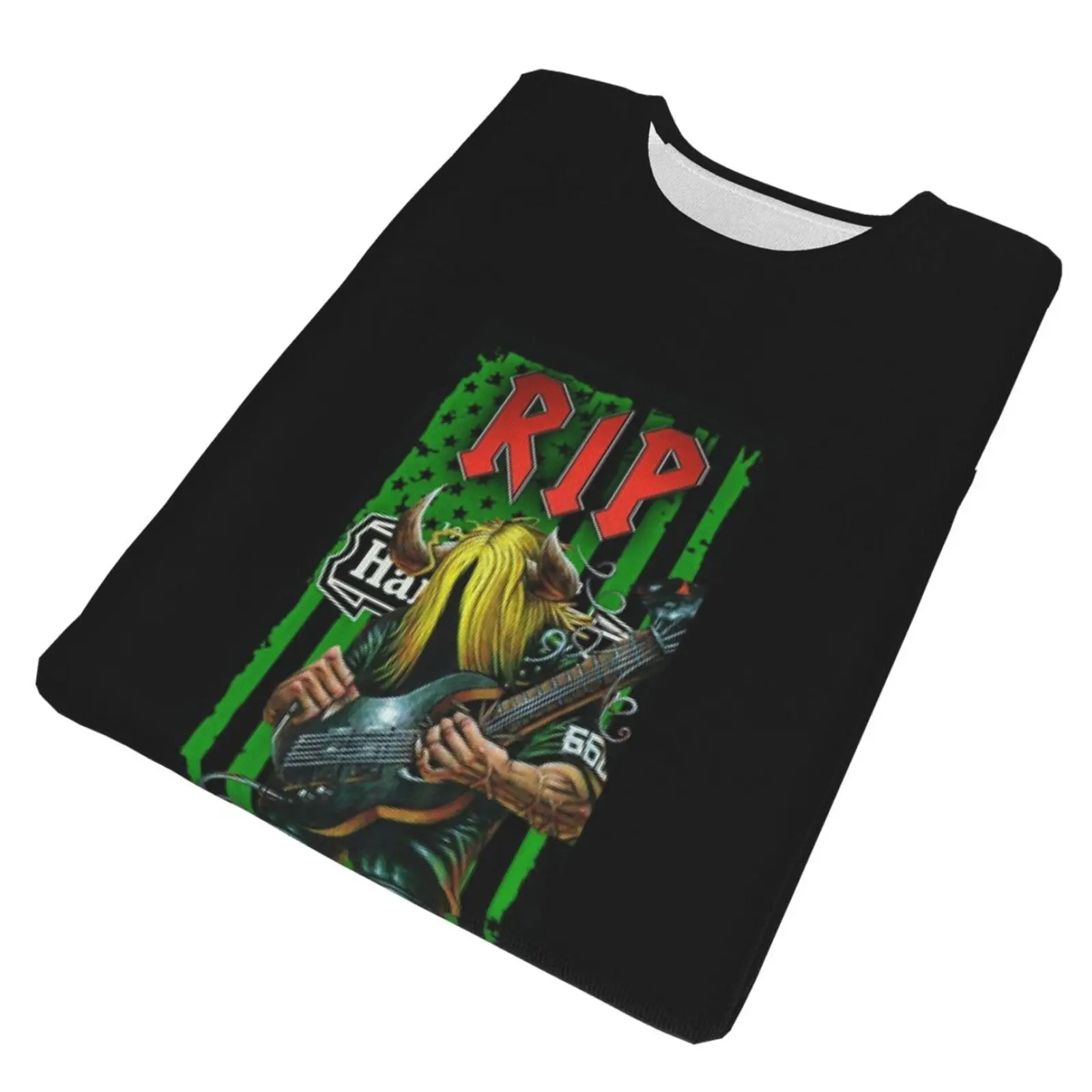 

2021 New Short-sleeved T-shirt Jeff Hanneman Vintage Pattern Design, Jersey Material jfqft02