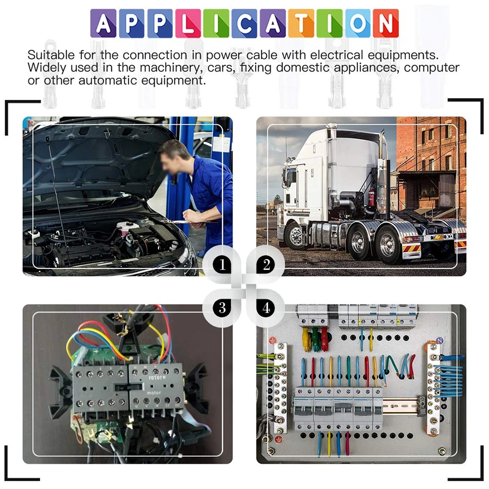 

270Pcs Insulated Male Female Wire Connector 2.8/4.8/6.3mm Electrical Wire Crimp Terminals Spade Connectors Assorted Kit