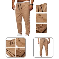 great spring sweatpants solid color slim quick dry spring sweatpants male trousers men pants