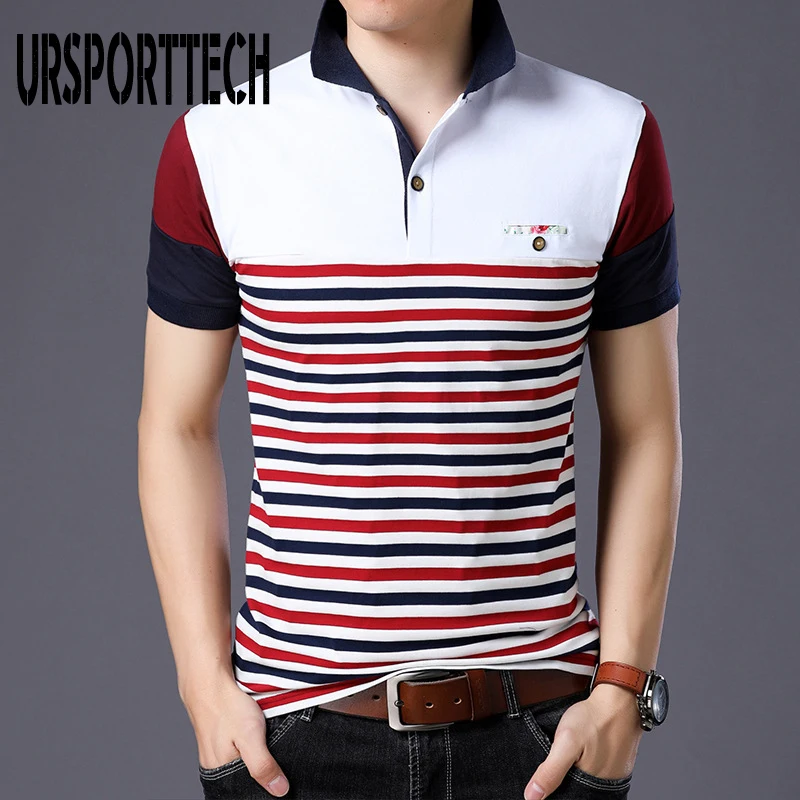 Лидер продаж летняя рубашка-поло из 95% хлопка мужские Модные Повседневные