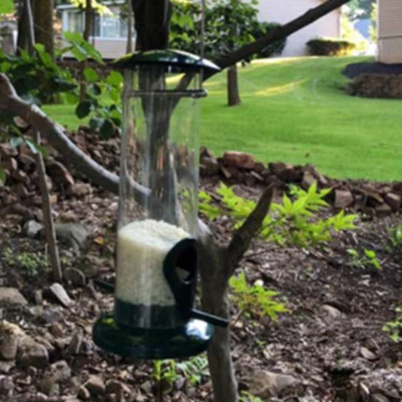 Tube Bird Feeder Outdoor Hanging With Handle Durable And Disassembles For Garden Yard Tree (2 Pack) | Дом и сад