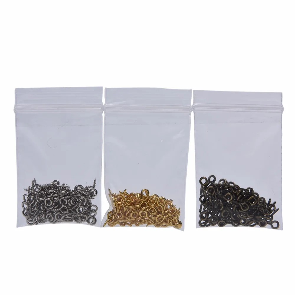 

Маленькие штифты с петлей, серебристые петли с резьбой, для ювелирных изделий, 100 шт.