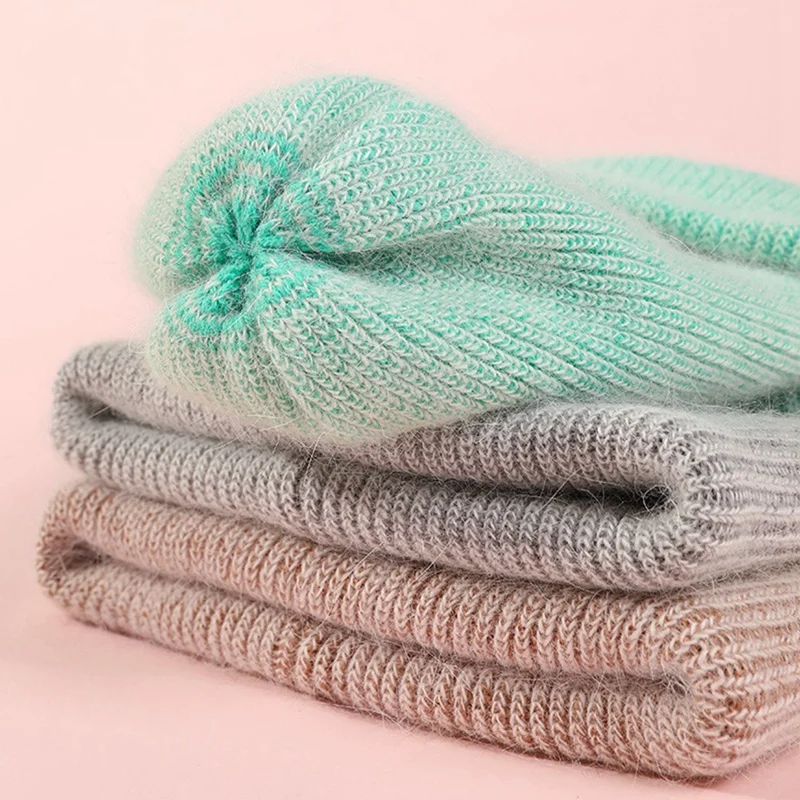 

Knitted Hat Thickened Warmth and Windproof Ear Protection Wild Student Woolen Cold Hat