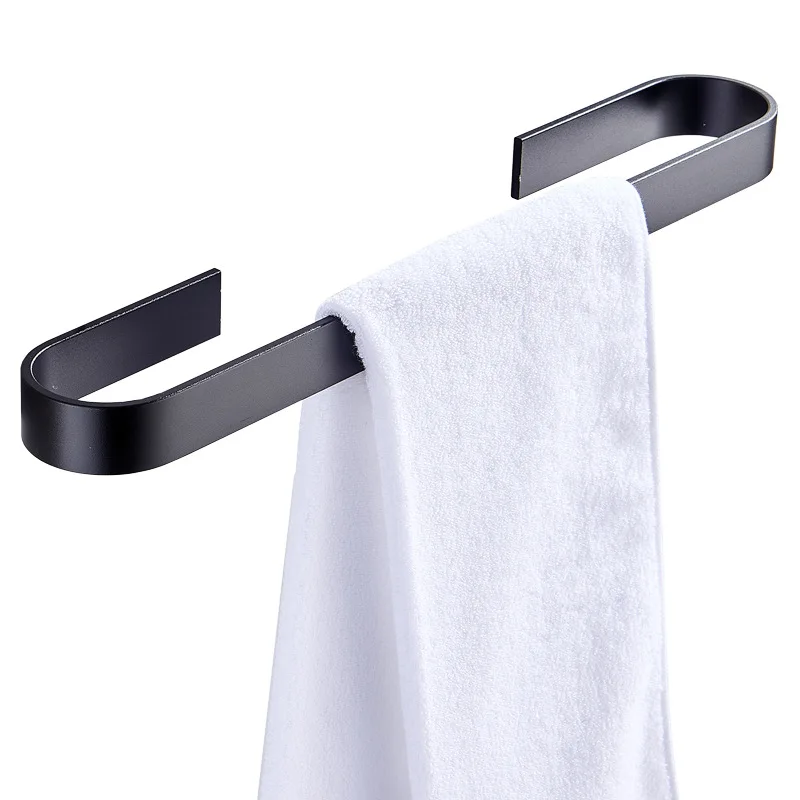 Простая алюминиевая вешалка для полотенец настенная ящик хранения