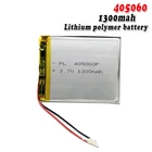 3,7 V 1300mAh 405060 перезаряжаемый литий-полимерный Li-Po литий-ионный аккумулятор для MP4 MP5 GPS PSP Power bank Интеллектуальный браслет телефон tablet