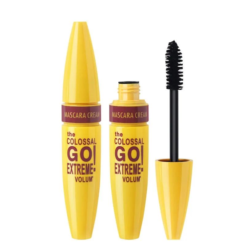 Новый объем макияжа Экспресс-колоссальная Тушь с коллагеном косметическое