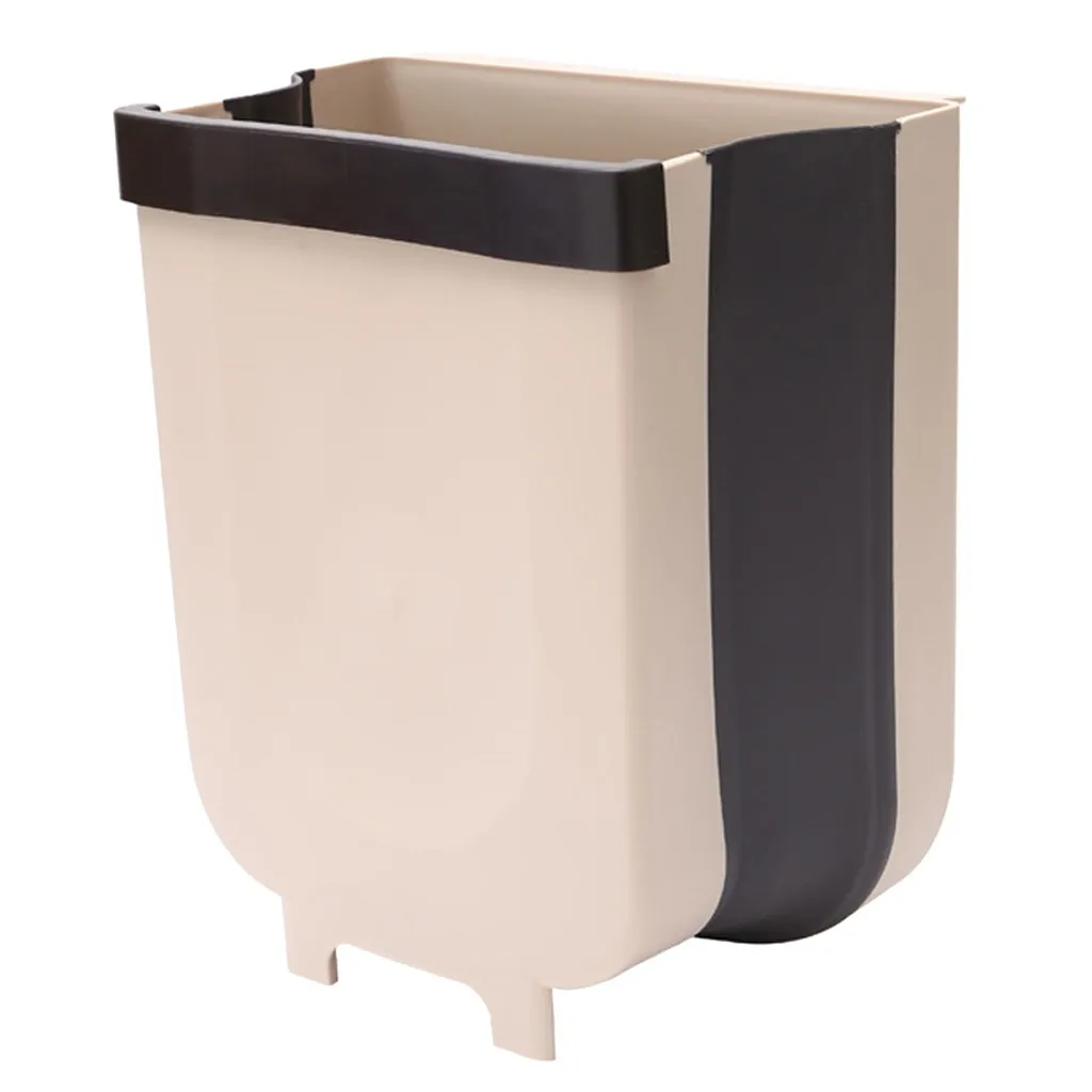 Складной контейнер для мусора подвесная корзина кухонного шкафа дома комнаты