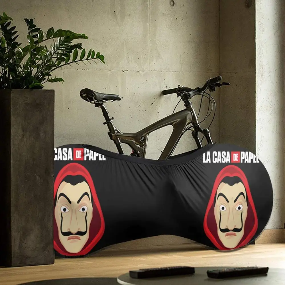 

LA CASA DE PAPEL outdoor Bike Fashionable MTB waterproof Bicycle dust cover Custom biking motocross downhill BMX father gift