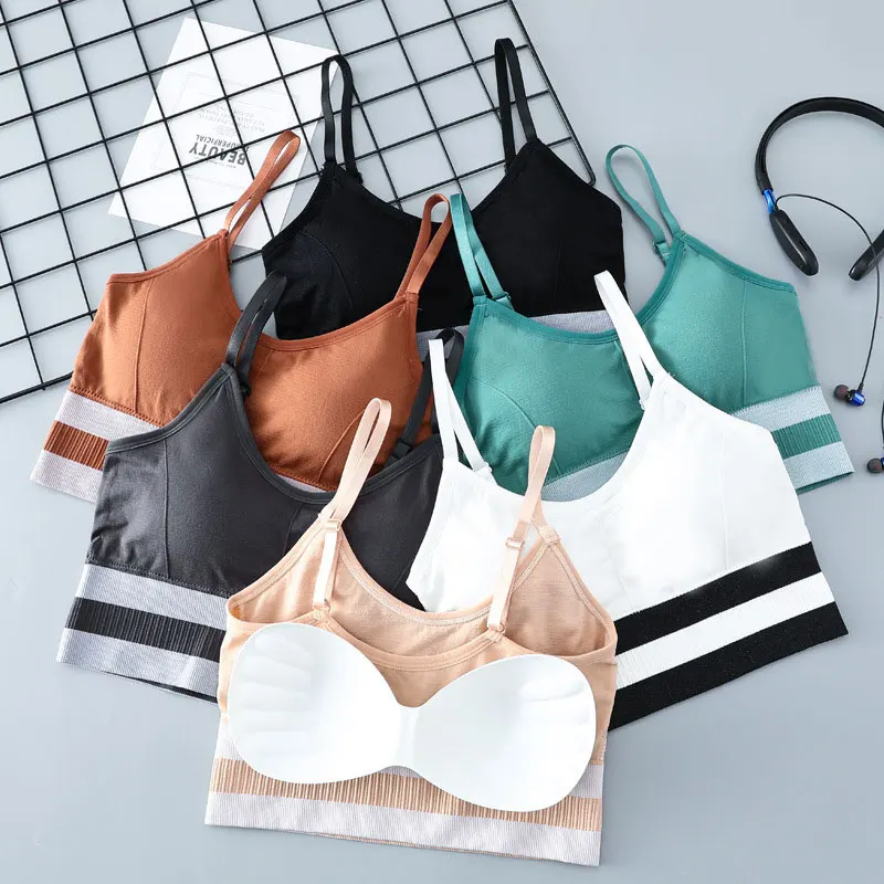 

Fashion Threaded Beauty Back Wrapped Chest Anti-Emptied Push up Bra Female Fitness Bra Underwear TT@88