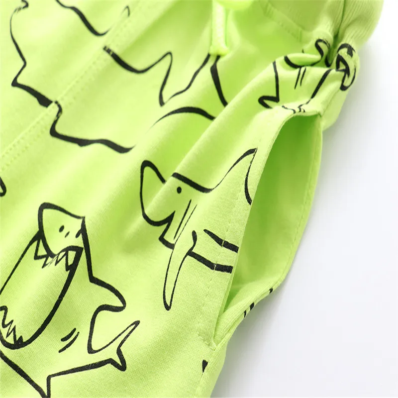 Funnygame/шорты для мальчиков на завязках хлопковая одежда с изображением животных и