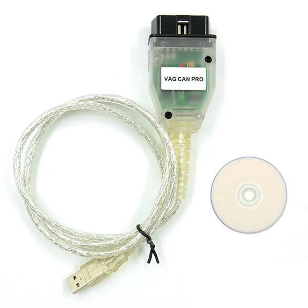 VAG Can PRO V5.5.1 VCP OBD2 Диагностический интерфейс USB кабель Поддержка Bus UDS K-Line работает