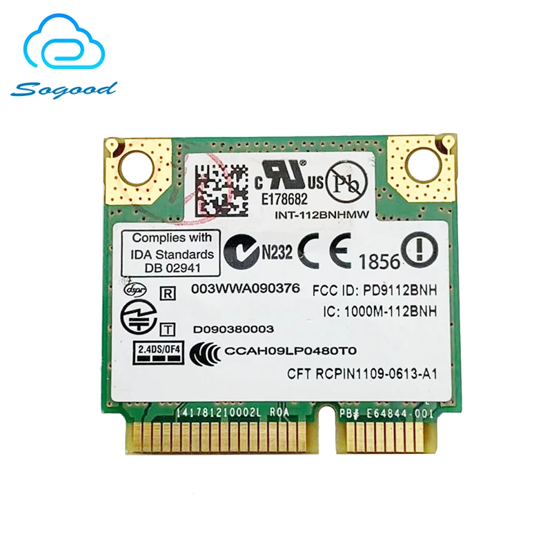 Новая беспроводная сетевая карта Intel wifi Link 1000 112BNHMW 300M MINI PCIE для ноутбука Samsung ASUS