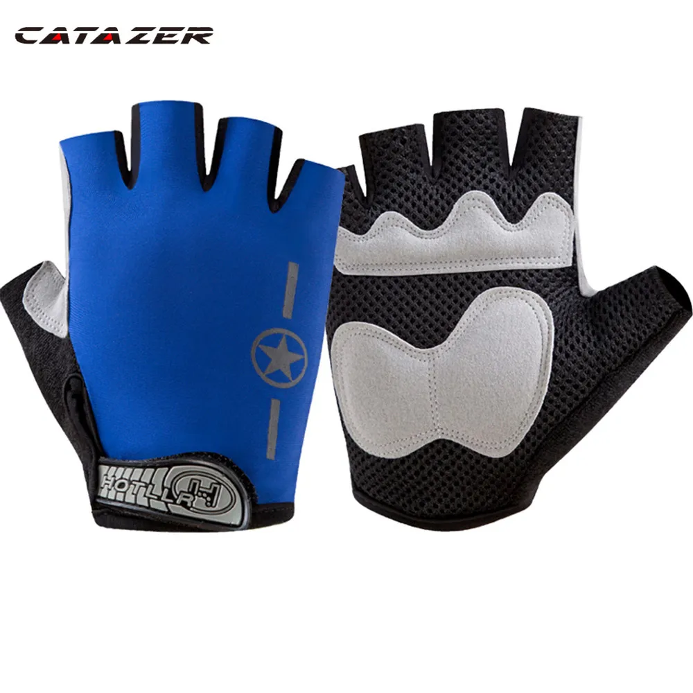 

1Pair Half Finger Cycling Gloves Anti-Slip Gel Bicycle Riding Glove Anti Slip For Road Mountain Moto Bike Glove Anti Shock Sport