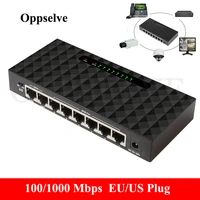 8 port 101001000mbps network switcher office home school network internet ethernet adapter fullhalf duplex computer splitter