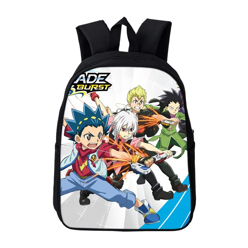 Рюкзак для девочек-подростков школьный ранец Beyblade Burst с одной молнией рисунком