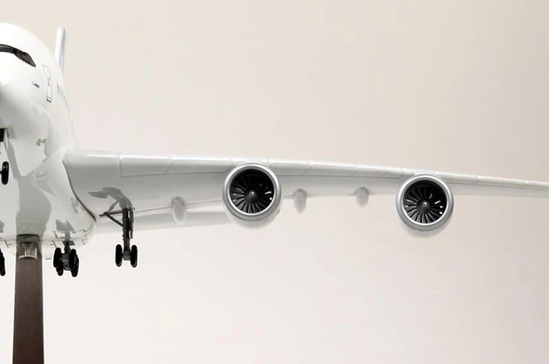 Коллекция 1/160 литой пластиковый самолет из смолы 50,5 см Airbus A380 прототип самолета с светильник и колесами