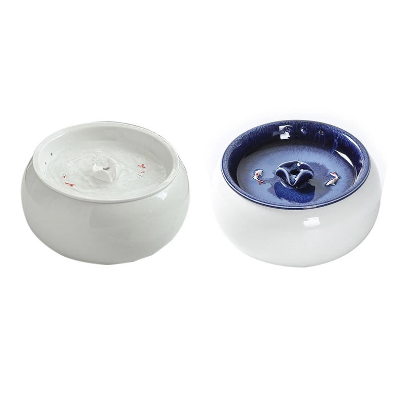 

Electric Ceramic Cat Drinking Water Fountain for Cats Dogs Drinking Bowl Automatic Cat Water Fountain Dispenser