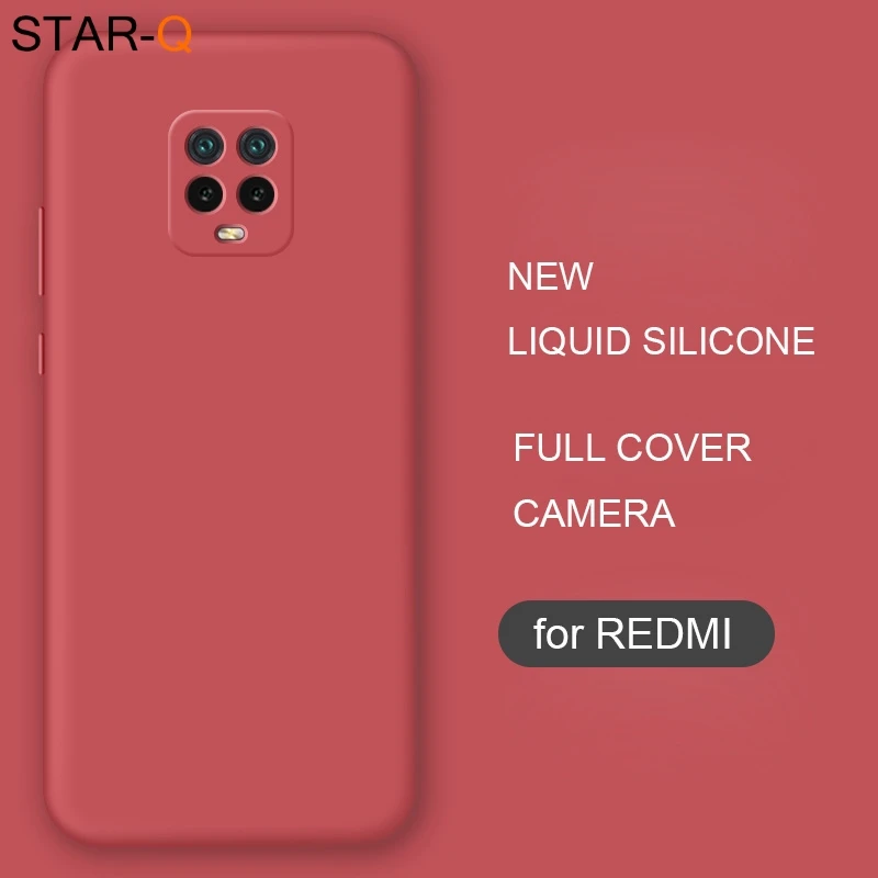 full cover liquid silicone phone case for xiaomi redmi note 9s 9 pro s max 9t original soft back cover on redmi note9 pro free global shipping