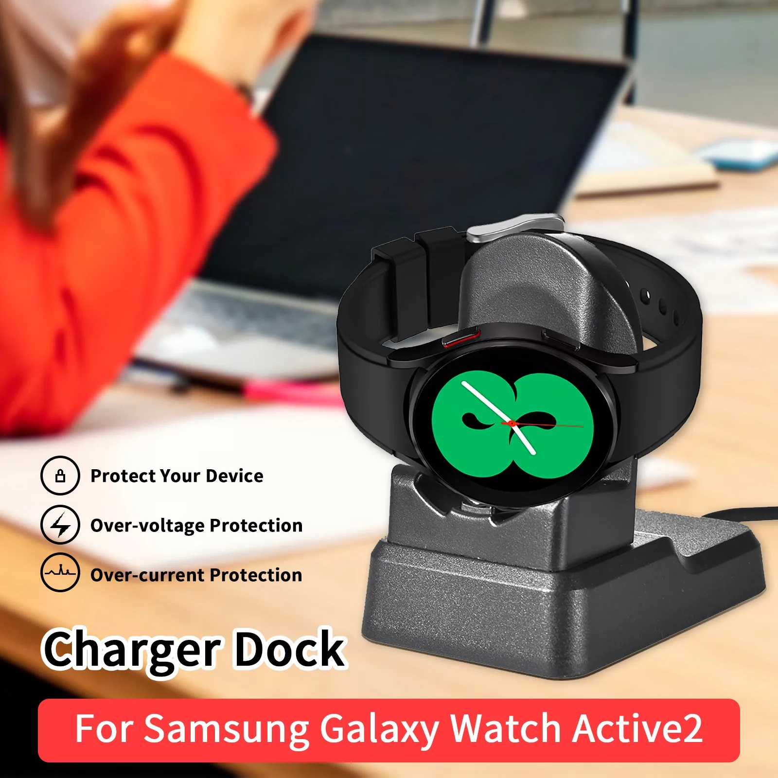 

Беспроводное зарядное устройство для Samsung Galaxy Active2 R820 R830 R840 R850 R500 Watch4, универсальное беспроводное зарядное устройство, новинка 2021