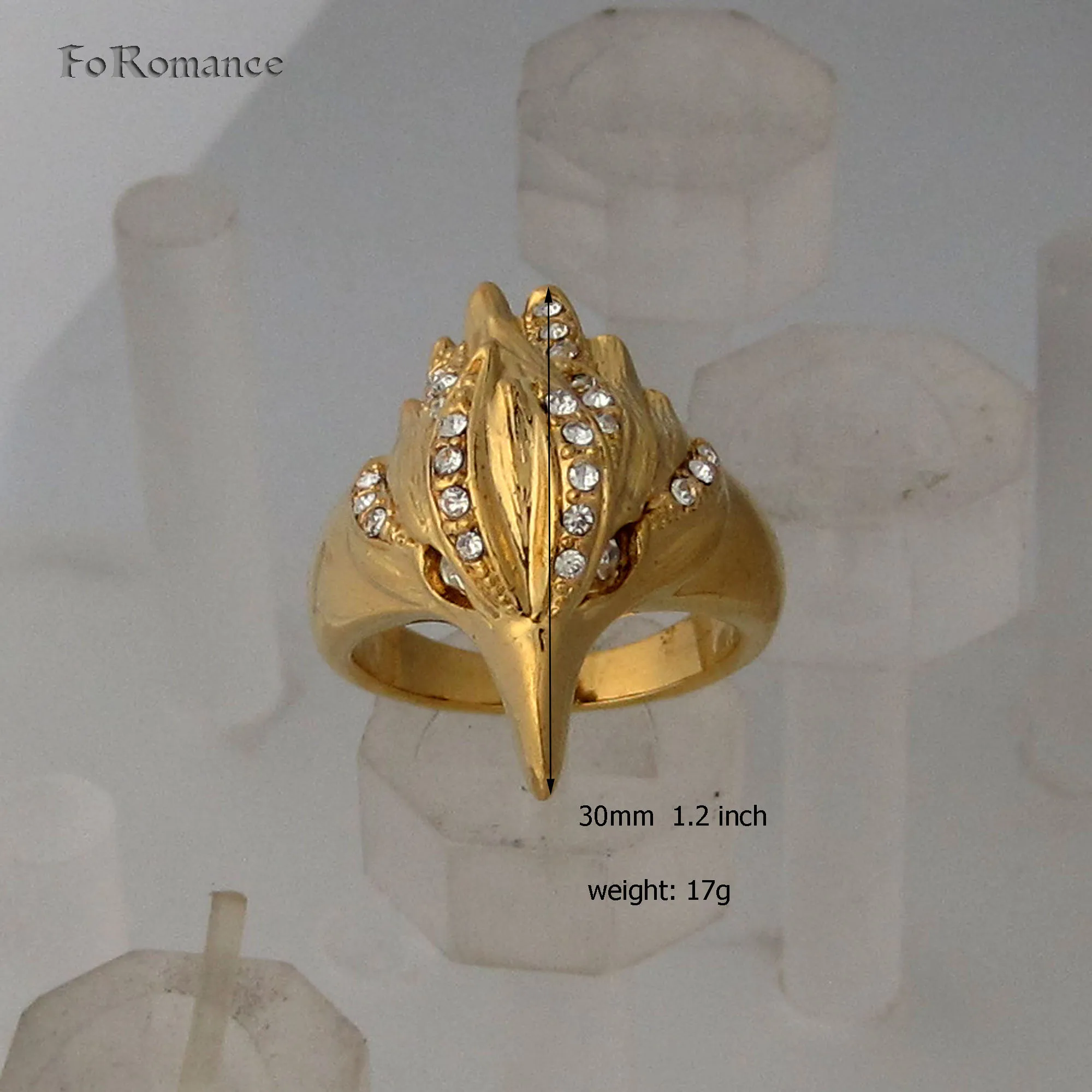 FoRomance/позолоченное желтое животное птица орла ястреб отличное качество