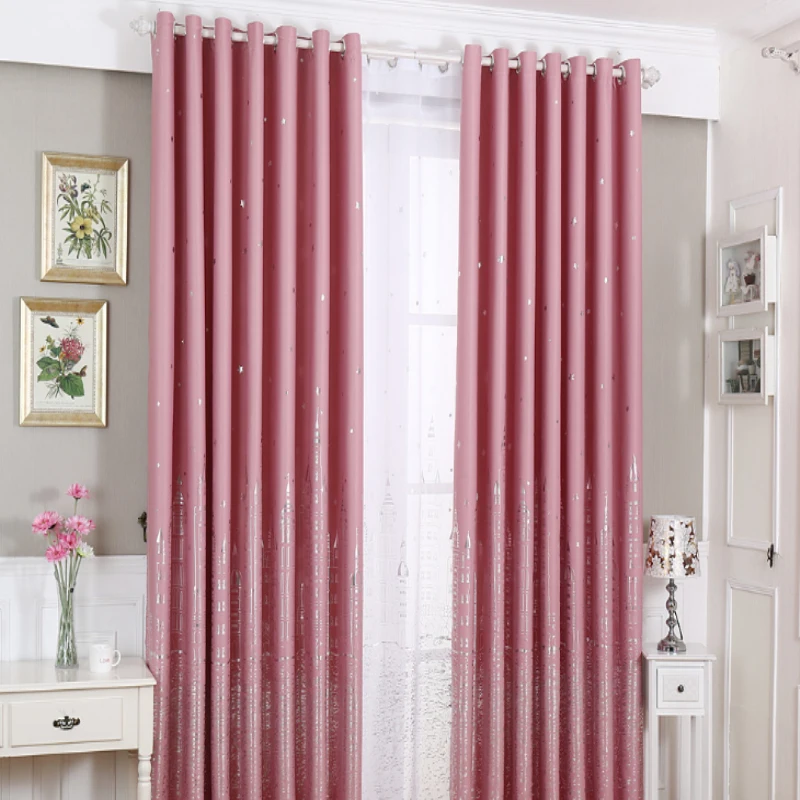 Современный Звездный замок Светонепроницаемый Фотофон для спальни гостиной