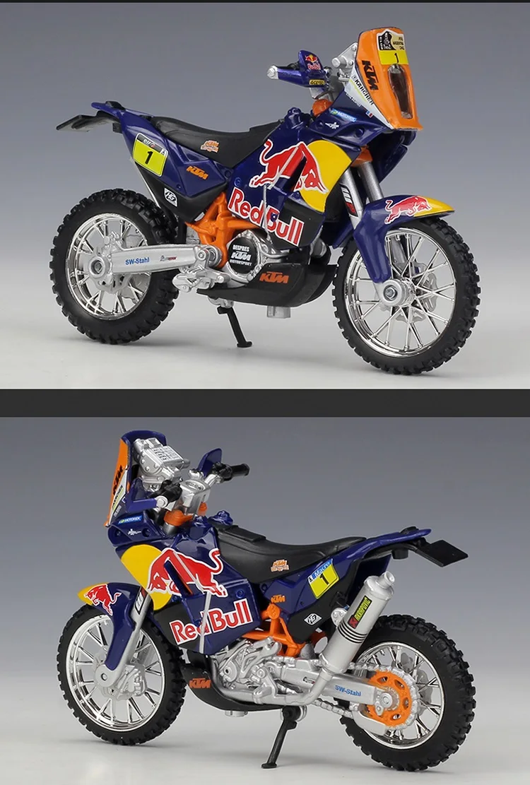 1:18 Bburago Дакар ралли KTM 450 SX-F#5 Ryan Dungey KTM 450 SX-F Red Bull#84 Jeffrey Herlings MXGP литой двигатель