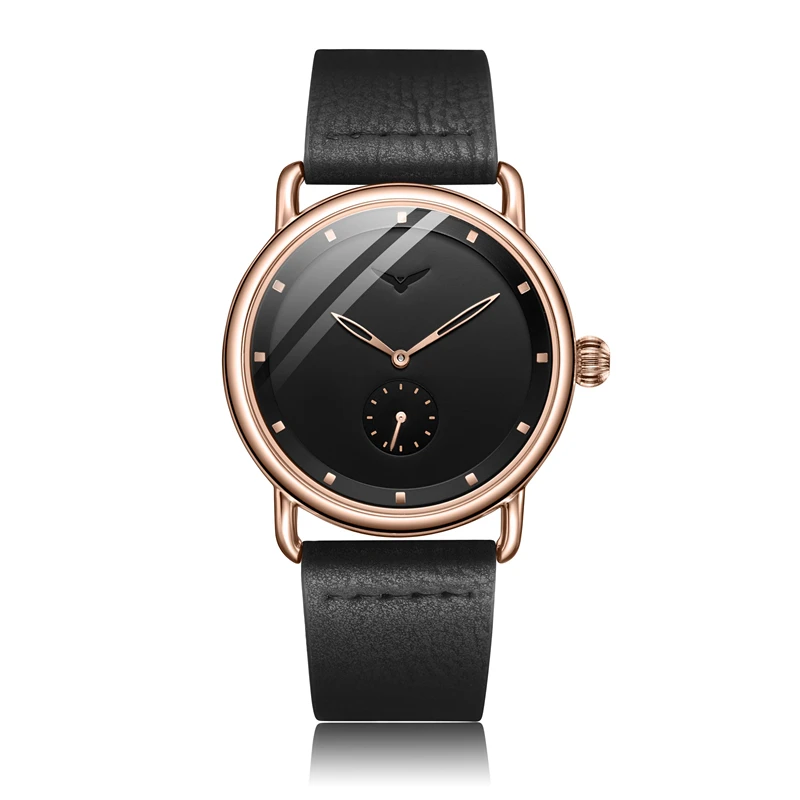 ON3805 rose black ONOLA Лидирующий бренд кожаные мужские часы модные спортивные Простые повседневные водонепроницаемые наручные часы Мужские часы relogio masculino - Цвет: ON3805 rose black