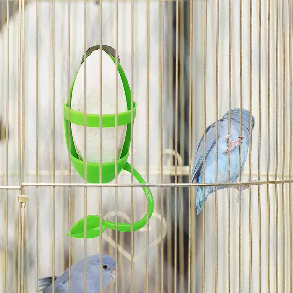 

Parrot Feeder with Standing Rack Fruit Vegetable Holder Plastic Hanging Food Container Cage Accessories Pet Bird Supplies