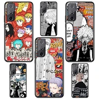 tokyo avengers for samsung galaxy s22 s21 s20 fe ultra pro lite s10 5g s10e s9 s8 s7 s6 edge plus black phone case