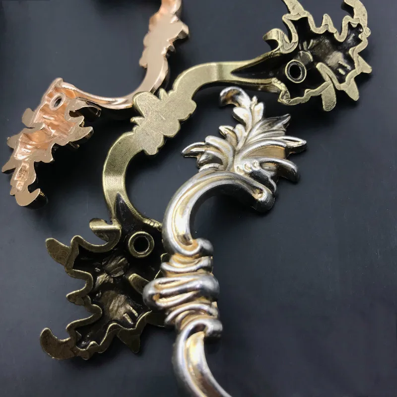 Ручка из цинкового сплава в ретро-стиле ручка для ящика шкафа европейском стиле