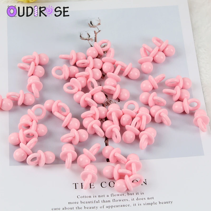 OUDIROSE 50 шт. мини голубая розовая пустышка с бисером вечерние украшения для дня