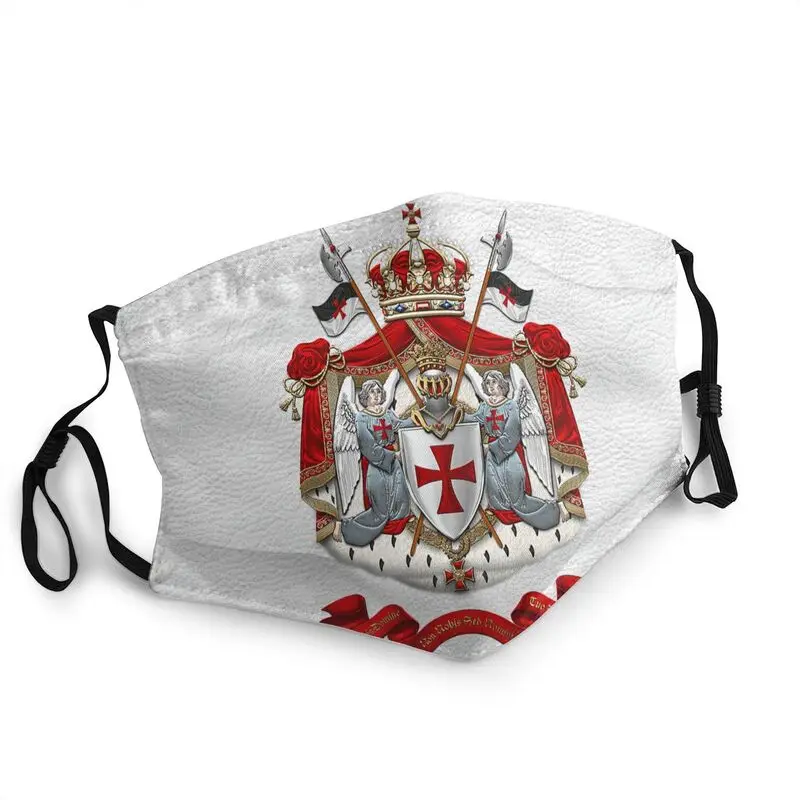 

Маска Рыцари Templar многоразовая для лица, верхнее белое кожаное покрытие для взрослых, респиратор против пыли, маска для рта