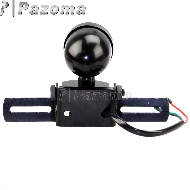 Круглый винтажный кронштейн для номерного знака мотоцикла стоп сигнал ходовой