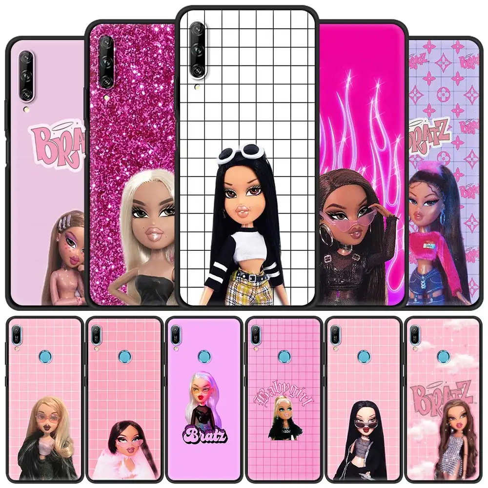 

Riccu Fashion Bratz Painted Phone Case For Huawei Y6 Y7 Y9 2019 Y5p Y6p Y7a Y8s Y8p Y9a Mate 10 20 Lite 40 Pro Plus 40RS Cover