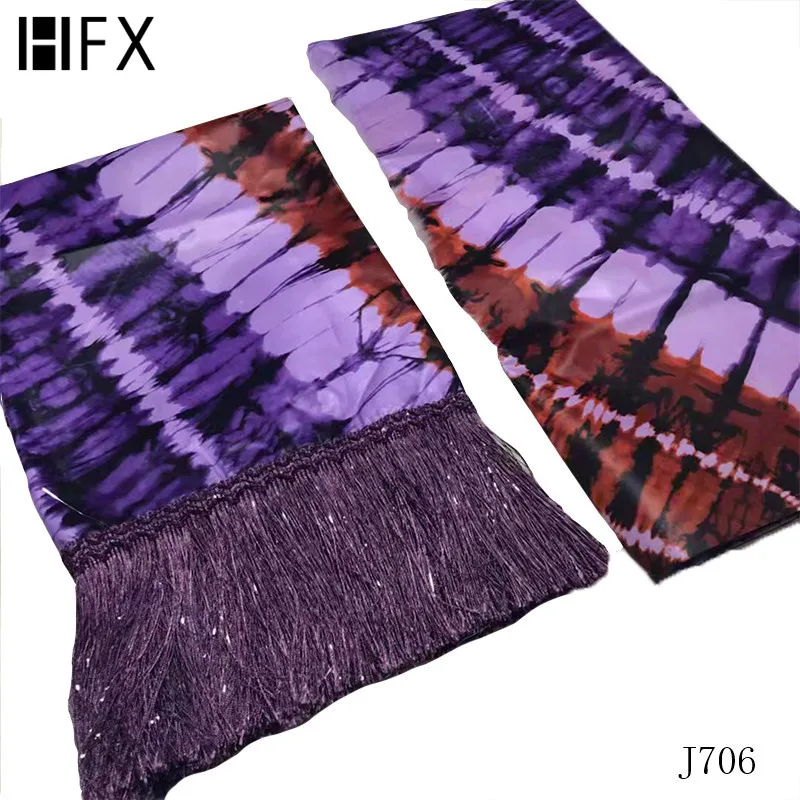 HFX High Quality African Lace Fabric 2019 Embroidered French Mesh Wax with sequins For Nigerian Wedding Dress F706 | Дом и сад