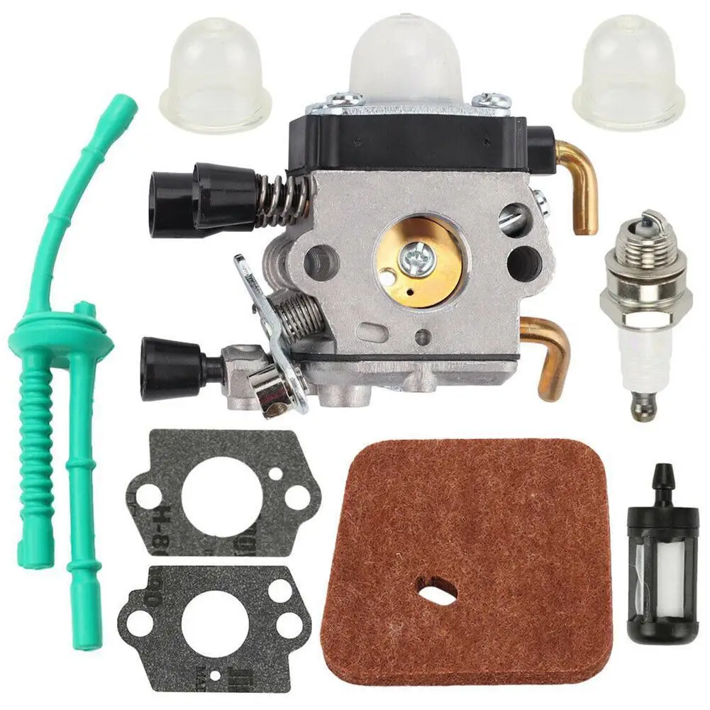 

1 Set Of Carburetor Kit Replacement Accessory Part Suitable For STIHL FS38 FS45 FS46 FS55 KM55 FS85 Air Fuel Filter Gasket Carb