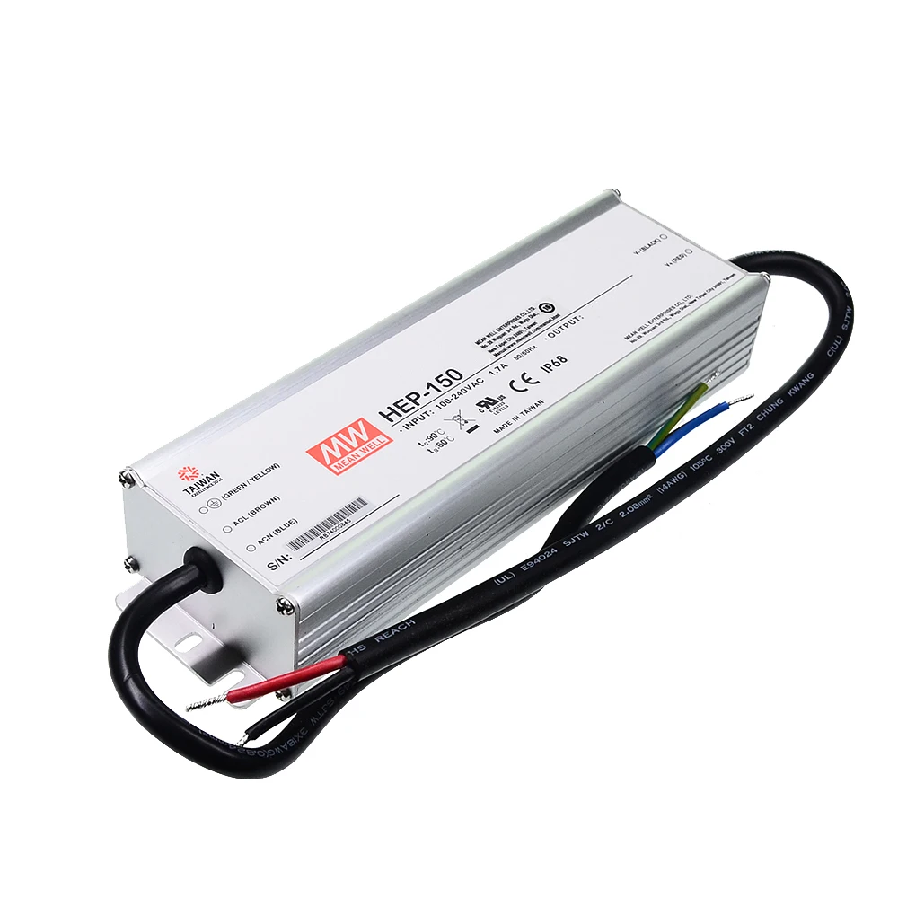 Mean Well HEP 150 24 для наружной суровой окружающей среды IP65 IP68 meanwell 24V 6.3A 151W одиночный