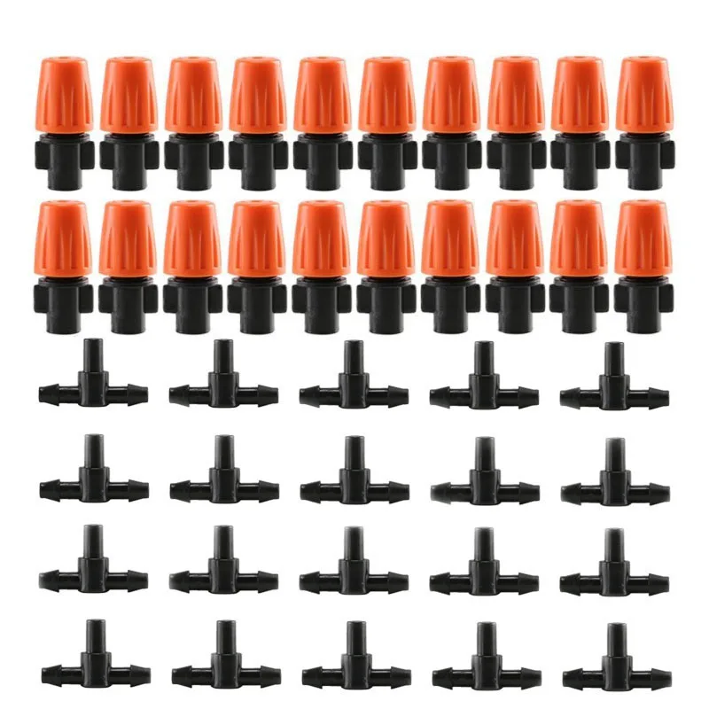 

Misting Drippers Irrigation Garden Yard Plant Attachment Part Plastic Automatic 360 degree