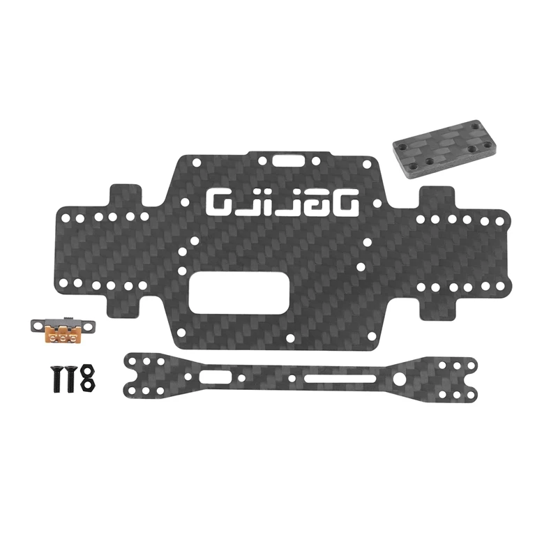 

for Wltoys K969 K979 K989 K999 P929 P939 1:28 RC Car Spare Parts Upgraded Carbon Fiber Chassis Car Bottom Low Body Shell