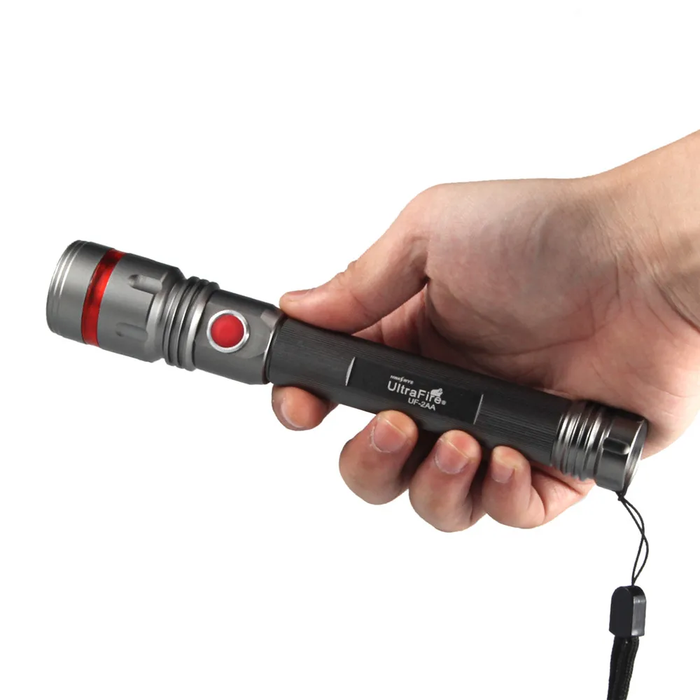 Светодиодный фонарь Ultrafire UF-2AA CREE XPE 250LM 3-скоростной AA светодиодный Фокус Открытый
