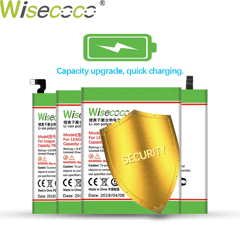 WISECOCO 4350 мАч BT-565 батарея для телефона Leagoo KIICAA Mix T5 T5C новейшее производство Высококачественная батарея с номером отслеживания