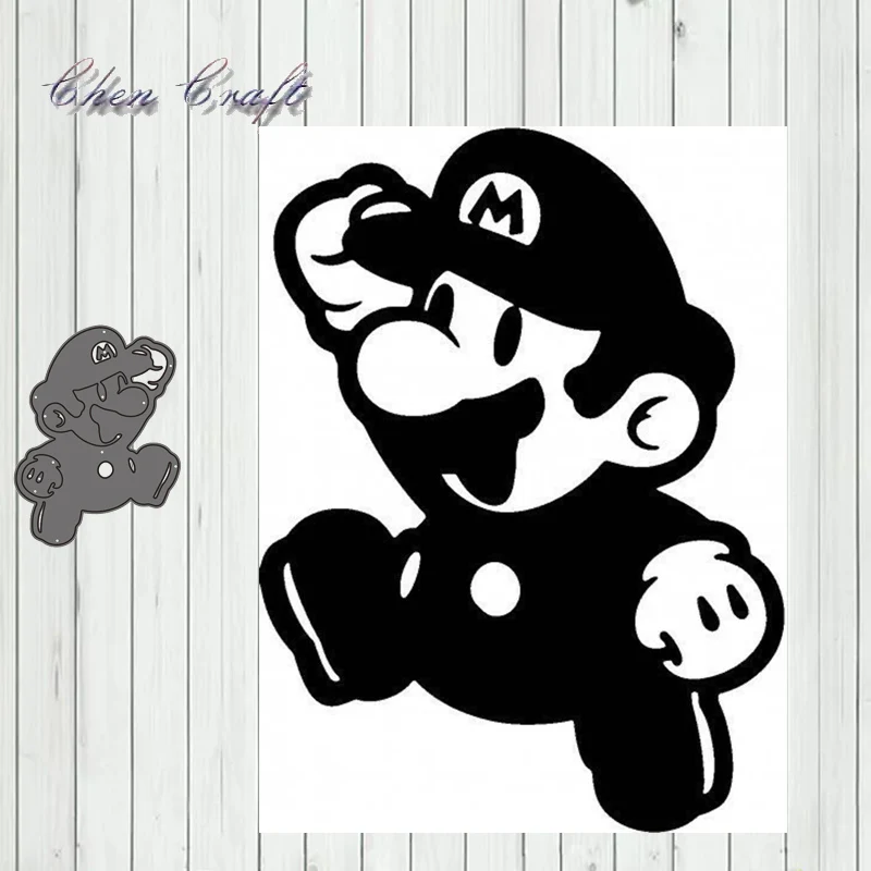 Металлический Трафаретный вырубной штамп игривый человек Трафареты набор