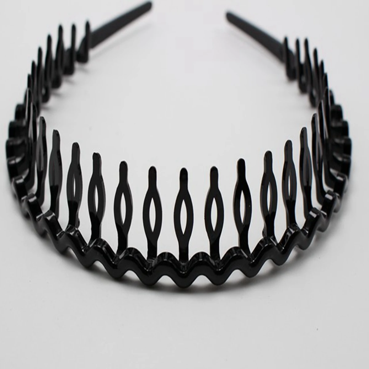 Аксессуары для волос пластиковый волнообразный ободок с зубчиками 8 цветов|headband