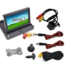 Складной ЖК-монитор для парковки заднего вида, 5 дюймов, 800*480