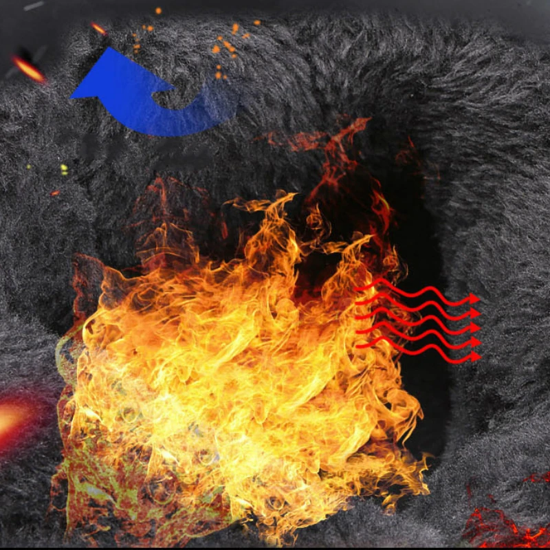 Ботинки мужские зимние на шнуровке классические плюшевые теплые