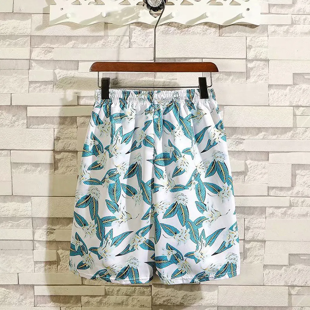 Мужские летние шорты высокого качества с принтом Пляжные штаны для отдыха