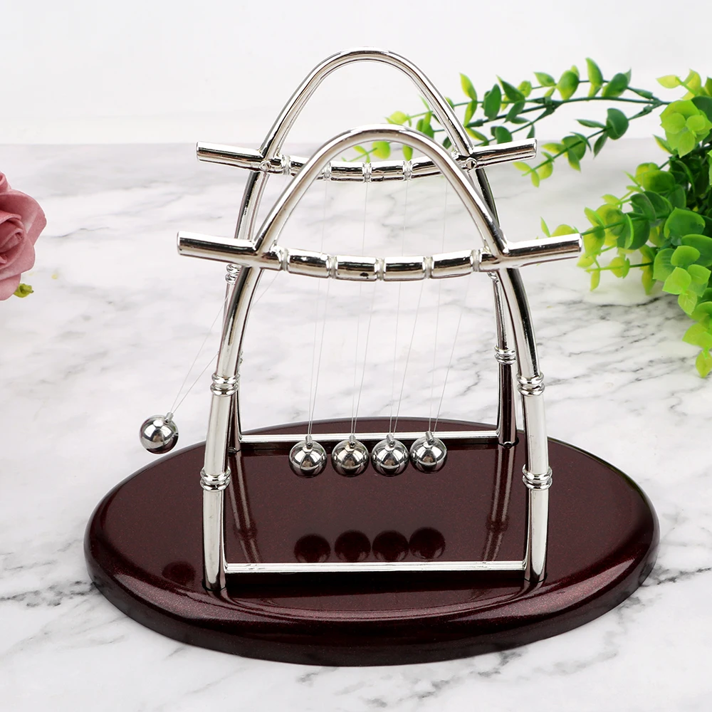 Металлический маятниковый шар для украшения дома обучающая игрушка Колыбель