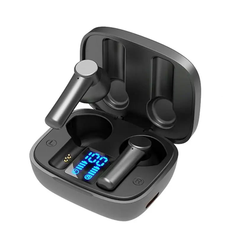 

1Set Wireless Headset Professional Gaming Earphones LED Display Screen Earbud