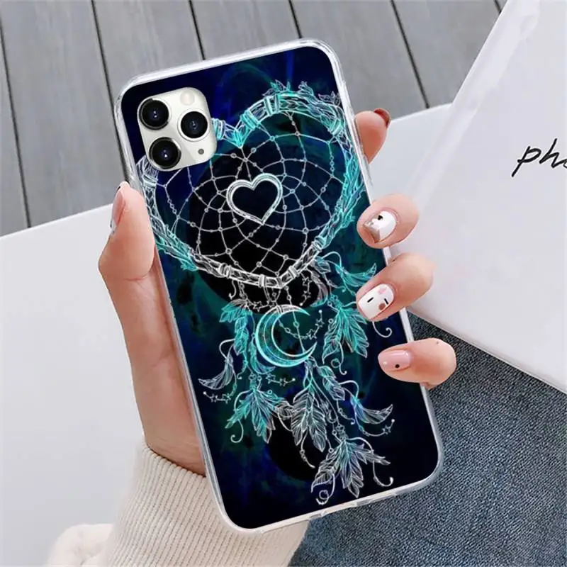 

Retro Flower Dreamcatcher Phone Case For iphone 12 5 5s 5c se 6 6s 7 8 plus x xs xr 11 pro max mini
